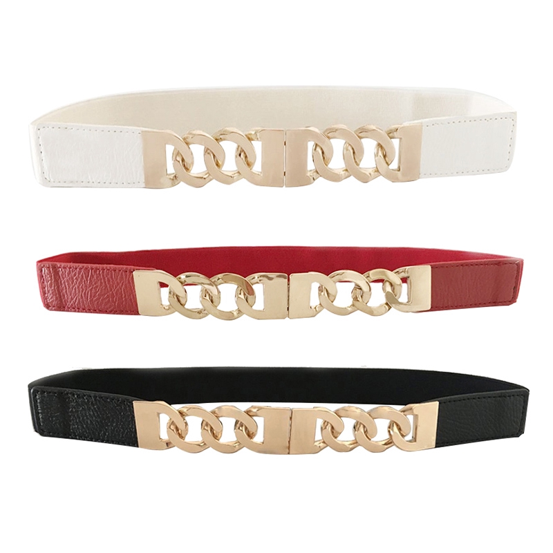 Thắt lưng chất liệu nylon co giãn khóa kim loại thời trang cho nữ