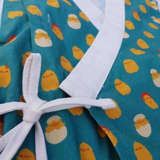 Set bộ  (Yukata) Ngắn Xanh Gà