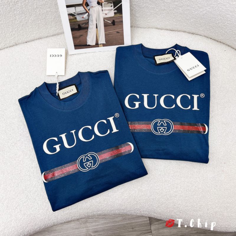 Áo phông chữ xanh hàng QCL1