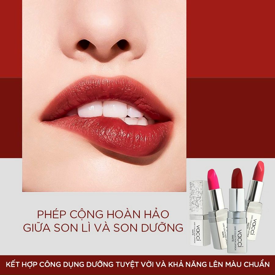 SON LÌ VACCI CAO CẤP LÂU PHAI - VACCI LIPSTICK MATTE