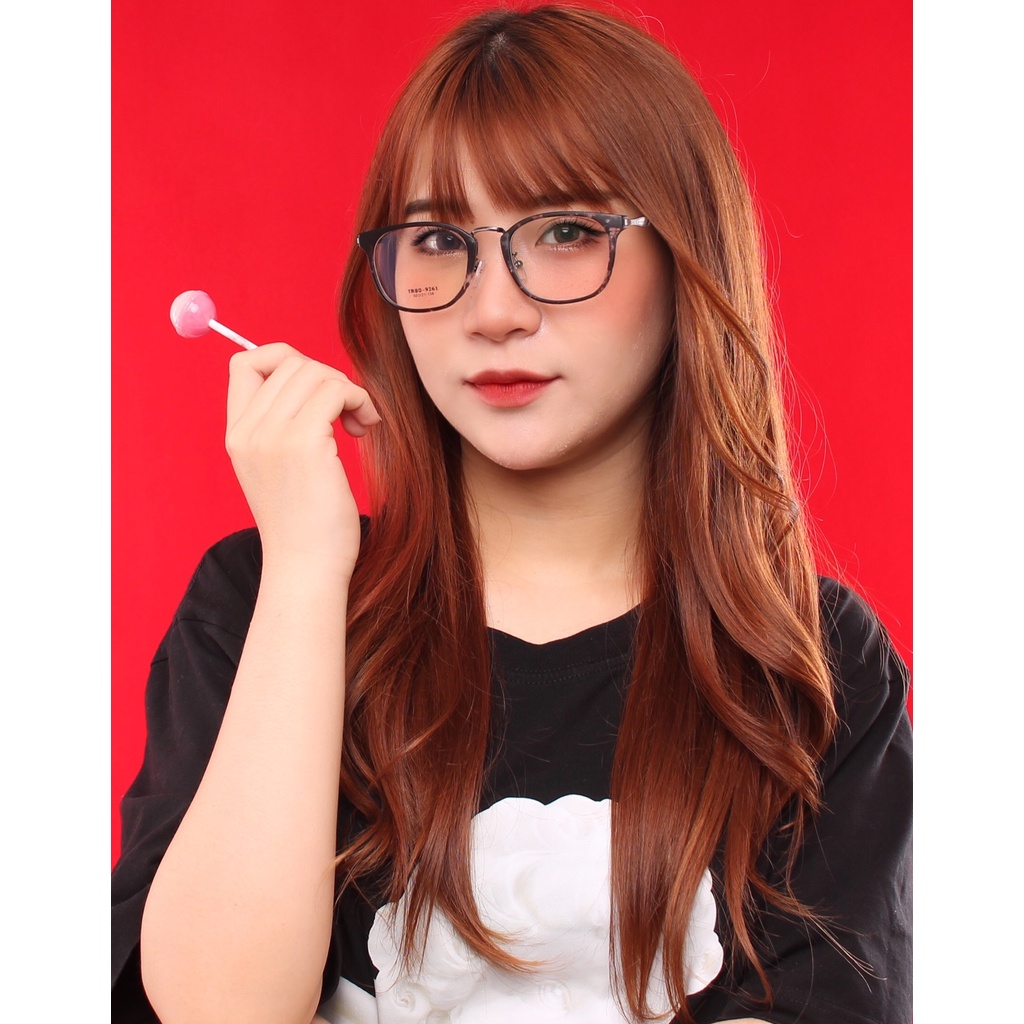 Gọng kính tr90 phối càng kính hợp kim siêu nhẹ siêu bền hợp thời trang Ouress 9261