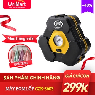 Máy Bơm Lốp Ô Tô Xe Hơi Cao Cấp Thông Minh Áp Suất Carzkool CZK-3603
