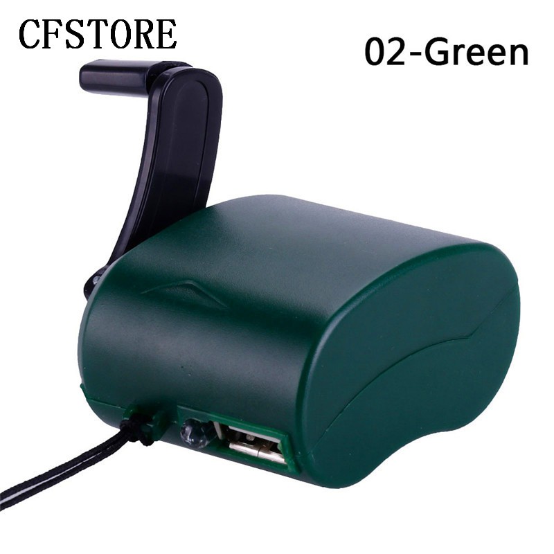 Máy phát điện mini CF dạng xoay tay thủ công & kết nối USB