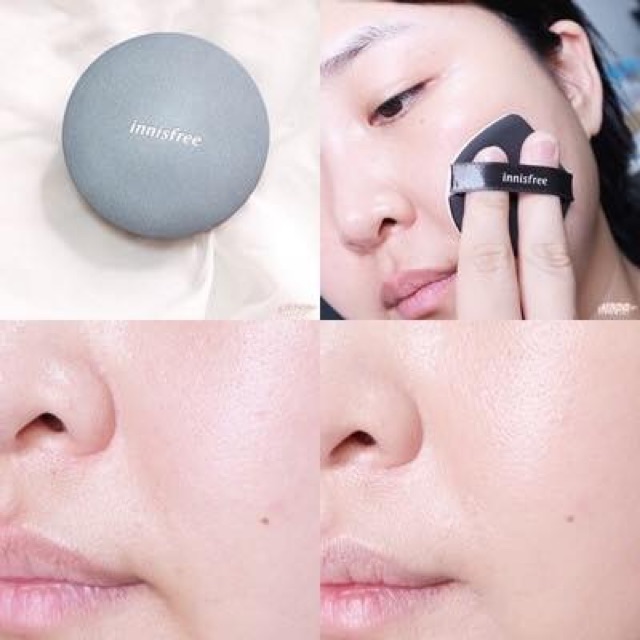 🤩Phấn Nước Che Phủ Cao➖Bền Màu➖Kiềm Dầu Innisfree Light Fit Cushion SPF33 PA++ ❌Trọng lượng:14g, Không kèm lõi thay thế