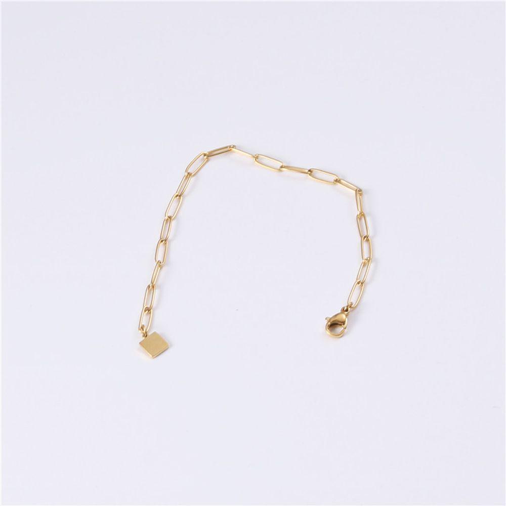 MXGOODS Vòng Đeo Tay Bằng Thép Titan Thời Trang Đường Phố Vintage Dành Cho Nữ