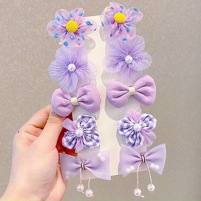 kẹp tóc, kẹp tóc cho bé, set 10 dễ thương