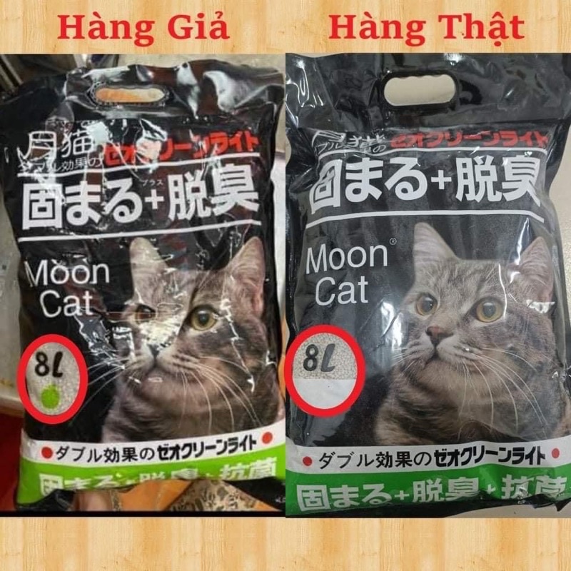 [Chính hãng] Cát Nhật đen MOONCAT 9L cho mèo Công nghệ khử mùi siêu thơm -  Chăm sóc sức khỏe thú cưng Gogi Meow Mart