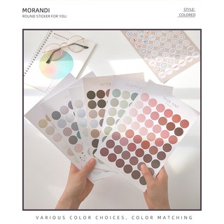 Miếng dán tròn - Set 48 Dot Sticker COLOR SEAL
