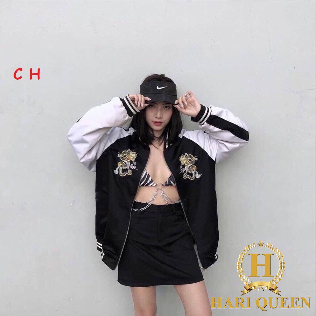 Áo khoác Bomber rồng cá tính COH0520