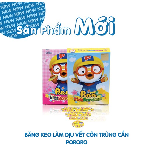 Băng cá nhân trẻ em Pororo Hàn Quốc