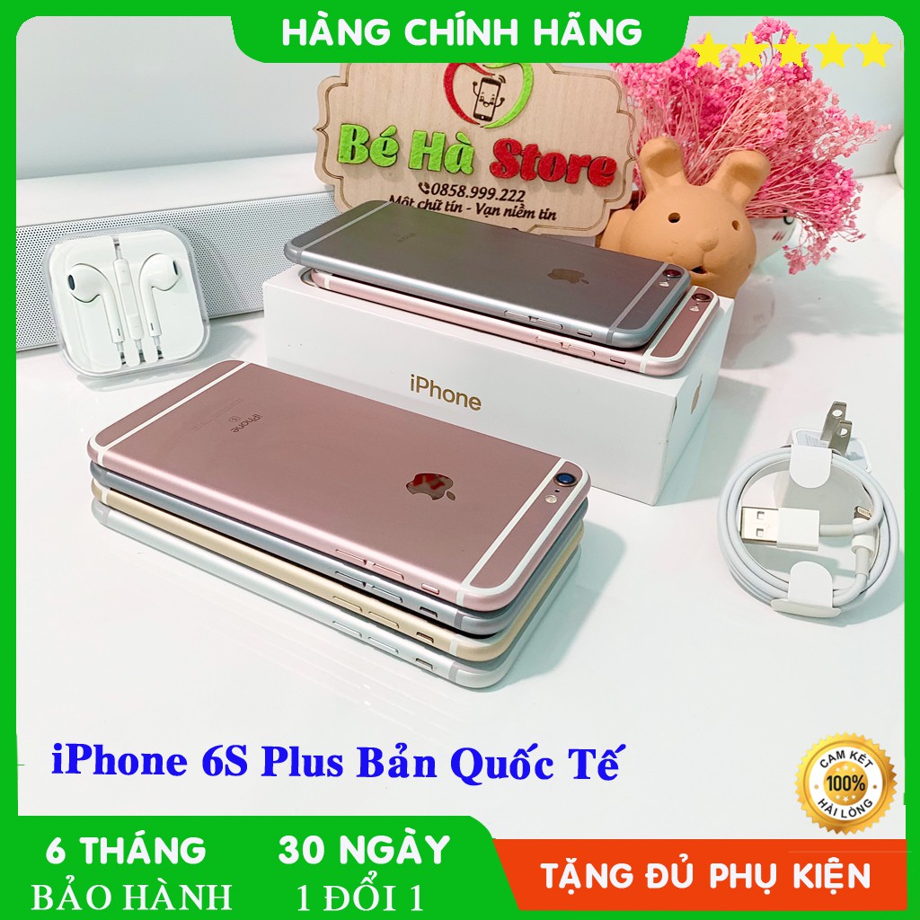 Điện Thoại iPhone 6S Plus Quốc Tế - 32/ 64Gb - Zin Đẹp 99% - Ram 2Gb/ Chip A9 - Màn to - Pin khỏe - Fullbox