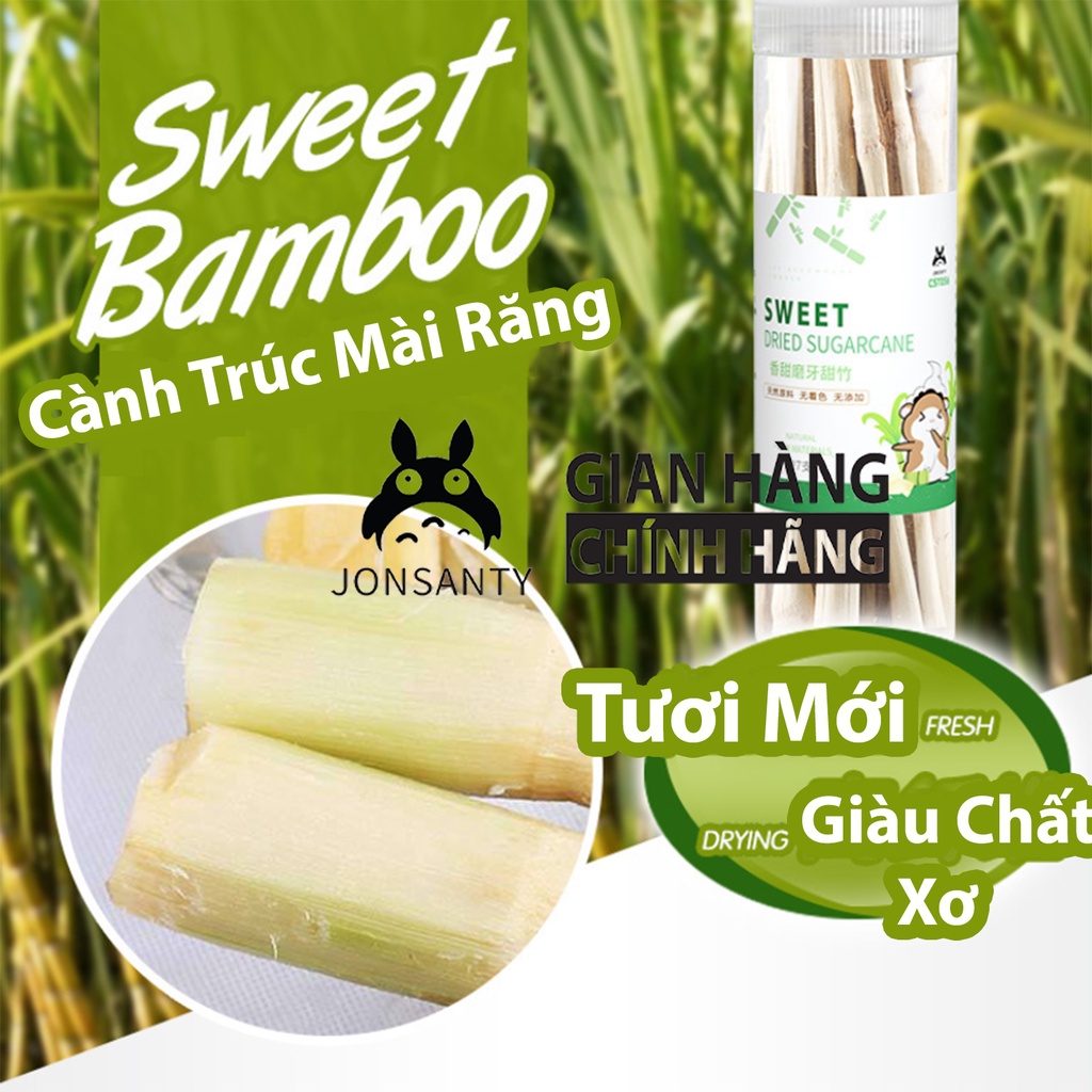 Cành trúc mài răng cho chuột hamster, thỏ, bọ ú, rabit hàng hãng JONSANTY