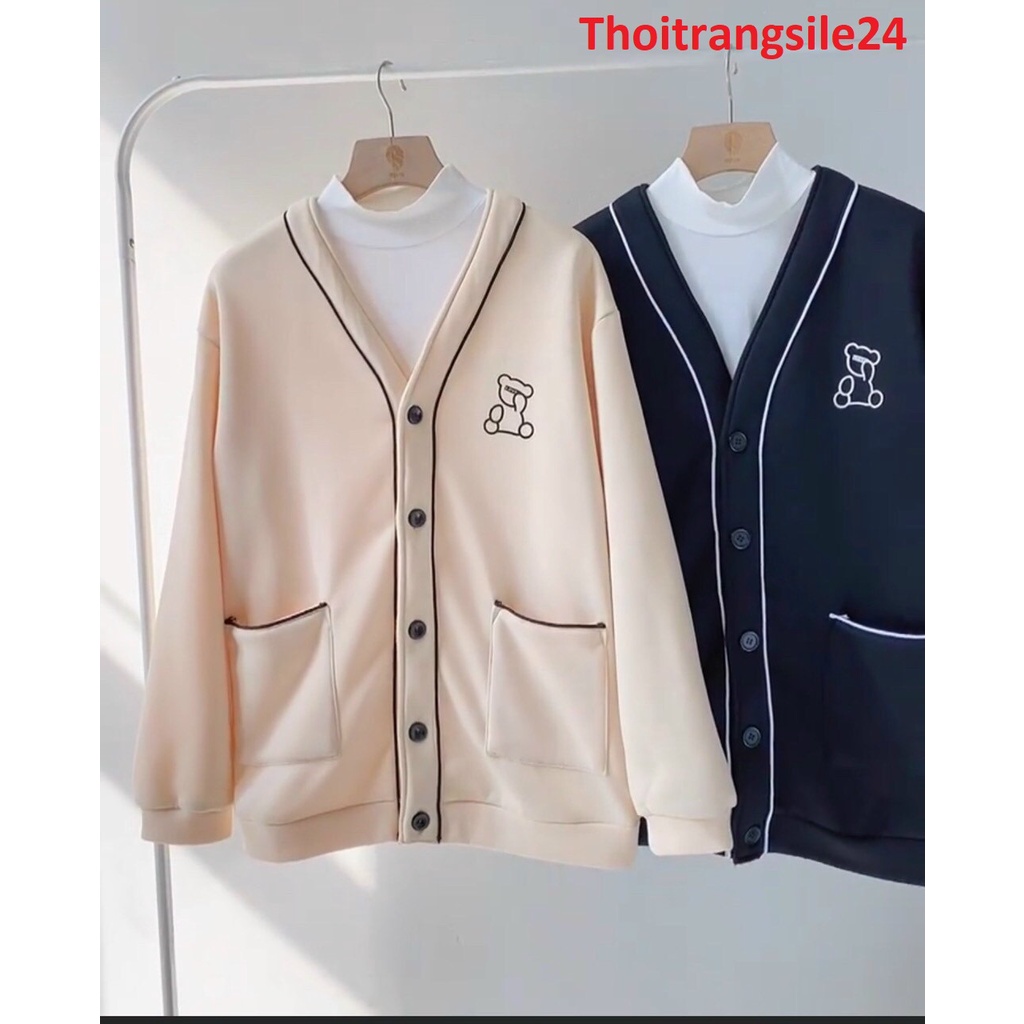 Áo khoác Bomber Unisex in hình Gấu