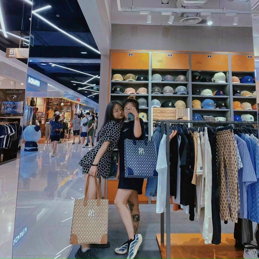 túi tote mlb siêu hot kèm ví nhỏ size 36*38*8cm đủ màu