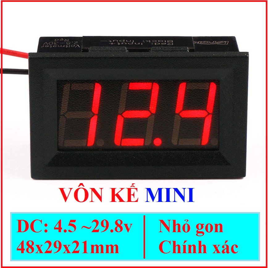 Vôn kế Mini 0.56 inch Led Vol kế DC