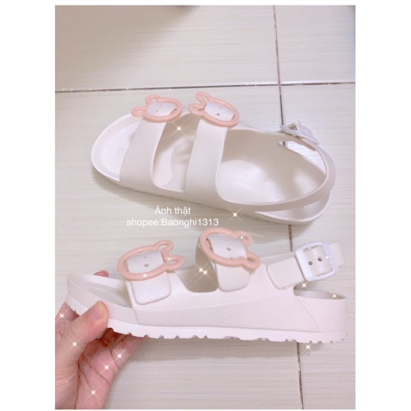 (Order+ảnh thật) Giày sandal mèo basic phong cách Hàn Quốc