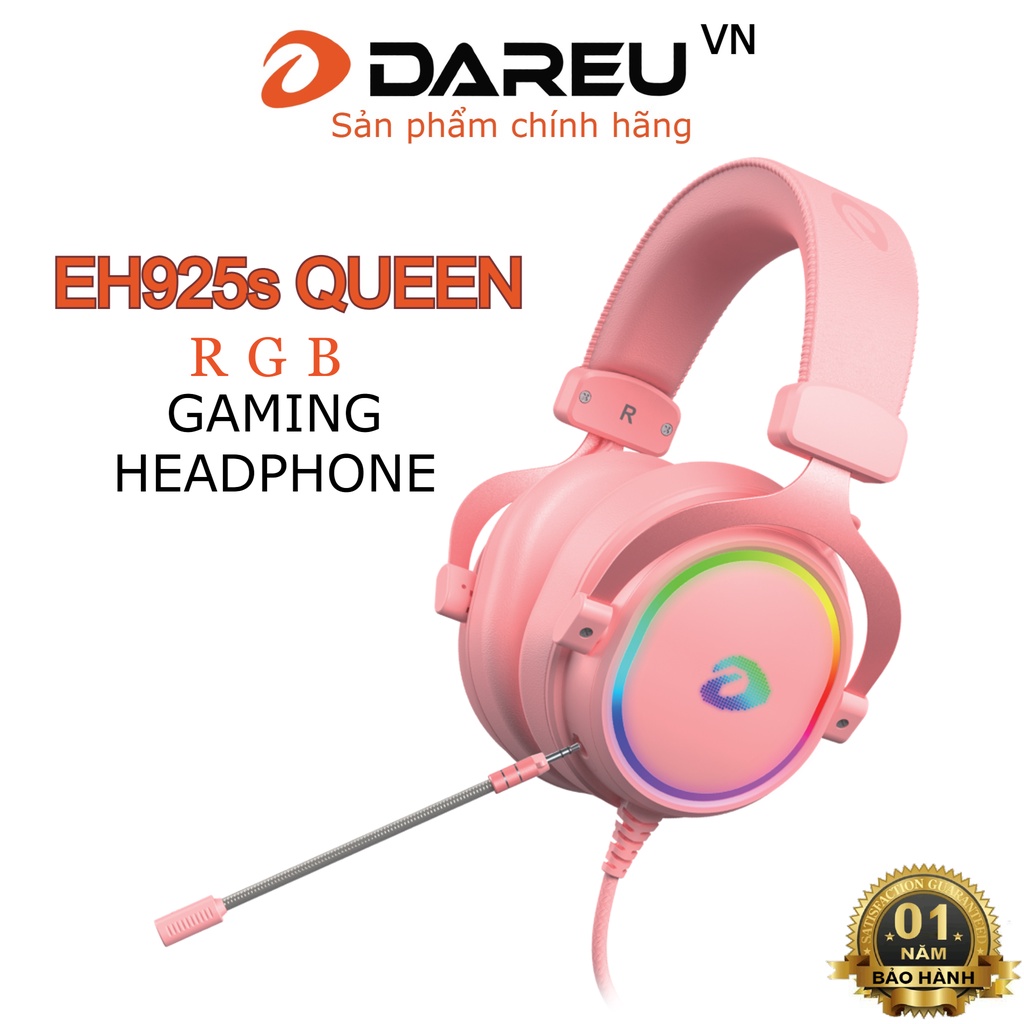 Tai nghe DAREU EH925s QUEEN RGB - bảo hàng 12 tháng