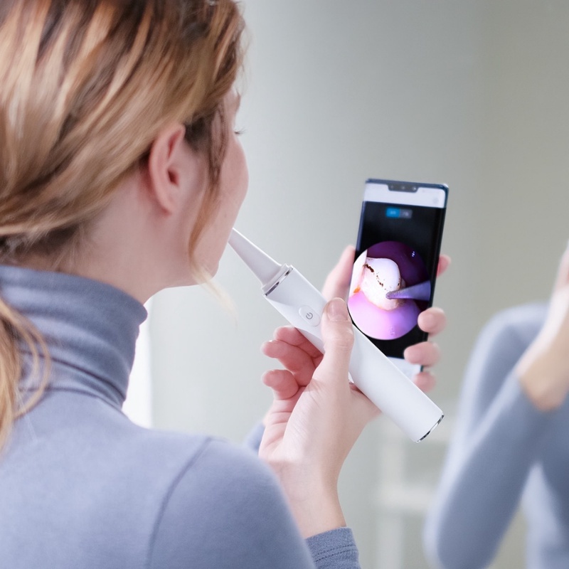 Máy lấy cao răng Xiaomi Sunuo T12 pro, cảm biến tránh tổn thương nướu, camera nội soi, lỗi 1 đổi 1