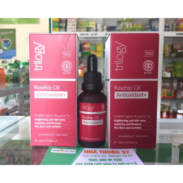 Dầu tầm xuân dưỡng da Trilogy rosehip oil Antioxidant+ chống lão hoá | BigBuy360 - bigbuy360.vn