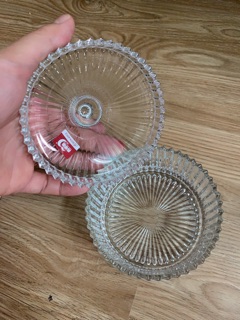 [HÀNG MỚI] THỐ ĐỰNG MỨT THUỶ TINH PHA LÊ- THỐ MỨT THỦY TINH