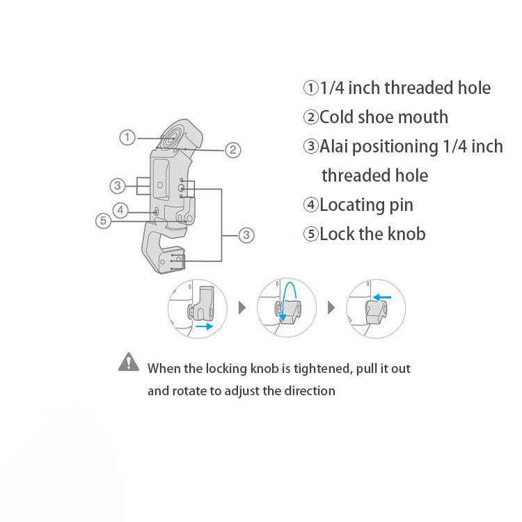 Phụ Kiện Mở Rộng Cho Tay Cầm Chống Rung Dji Ronin S Sc