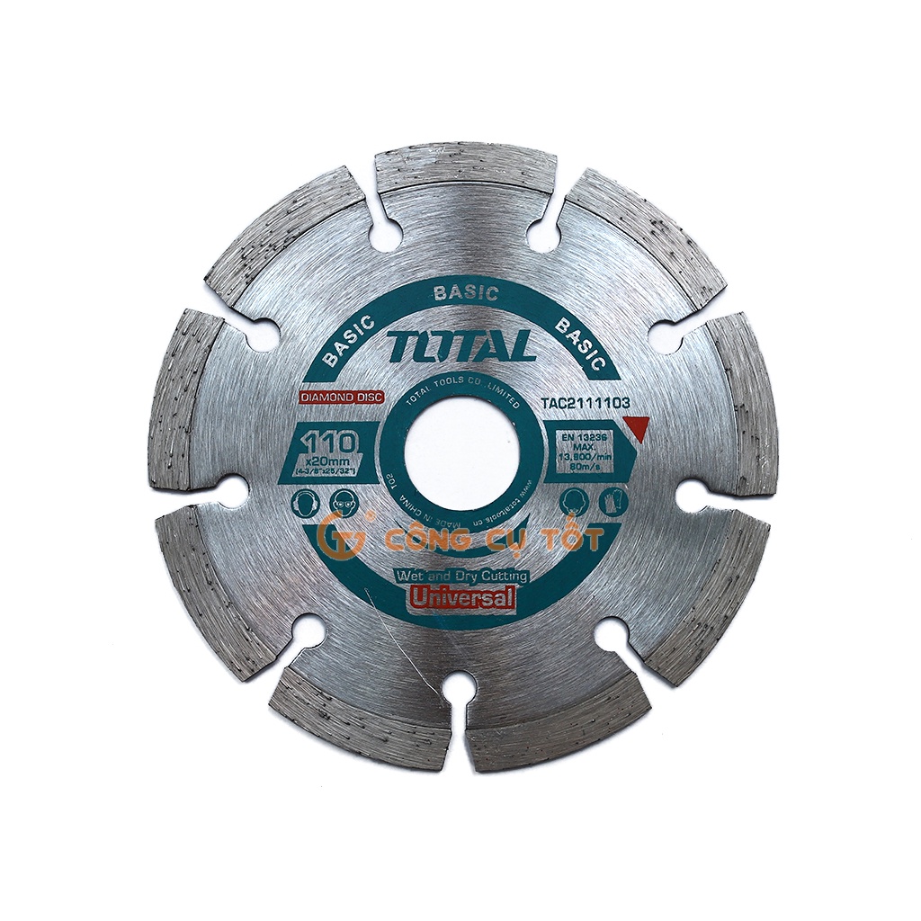 Đĩa cắt đá khô 110mm Total TAC2111103