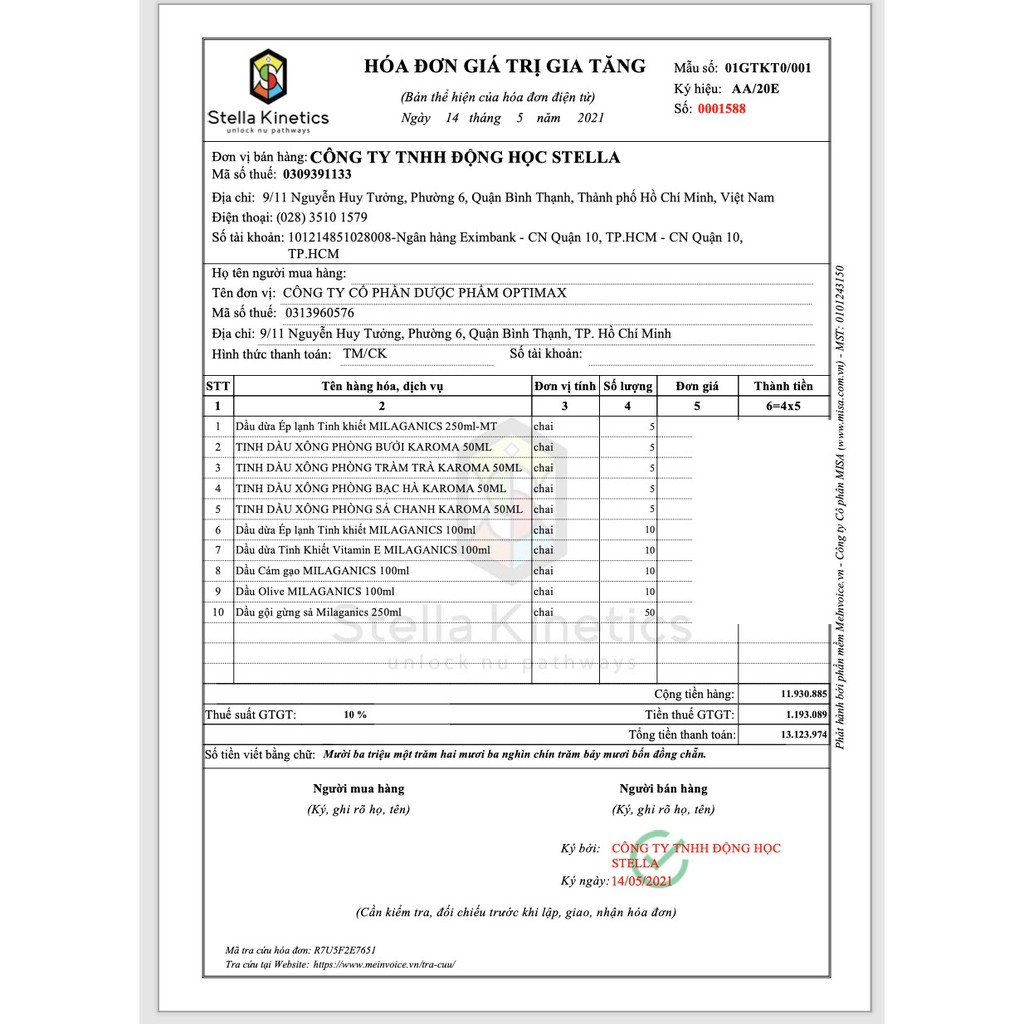 Dầu Olive Nguyên Chất Dưỡng Da - Tóc - Môi MILAGANICS 100ml (Chai)