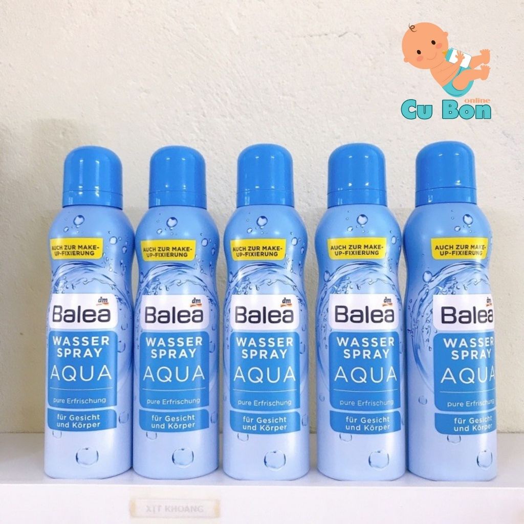 Xịt Khoáng Balea Wasserspray Aqua150 ml của Đức