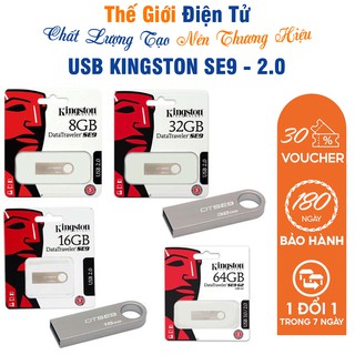 Usb Kingston SE9 64Gb/32Gb/16Gb/8Gb/4Gb/2Gb - USB chống nước 2.0 - Nhỏ Gọn Thời Trang