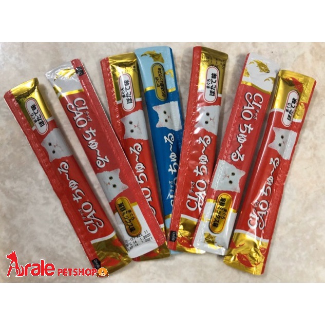 Súp thưởng Ciao cho mèo hộp 50 tuýp mix vị