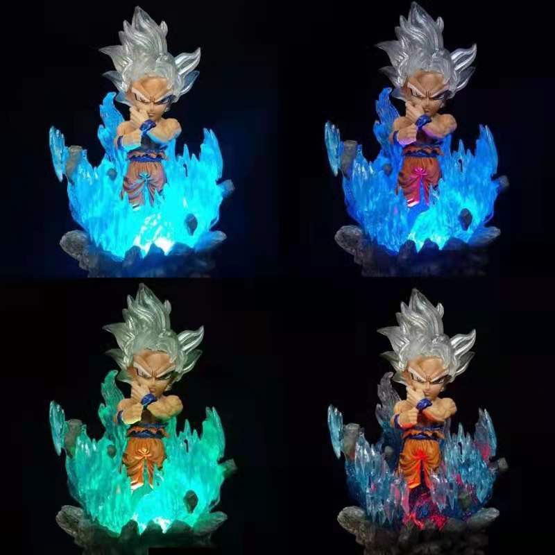 ❃๑☇Dragon Ball GK Goku Vegeta Broly Freedom và Super Blue Deep Transform Saiyan Q Version Figure