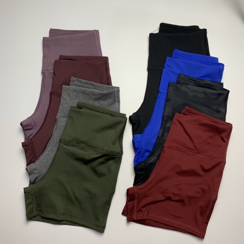 [Mã SKAMFSW175 giảm 10K đơn 50K] QUẦN SHORT THỂ THAO NỮ LƯNG CAO, QUẦN SHORT TẬP GYM VẢI THUN TRƠN 1 LỚP ( nhiều màu)