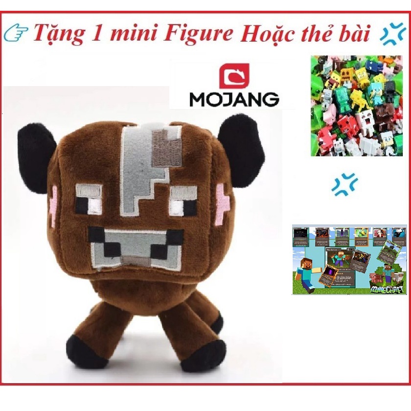 Nhồi bông Bò Nấm Minecraft