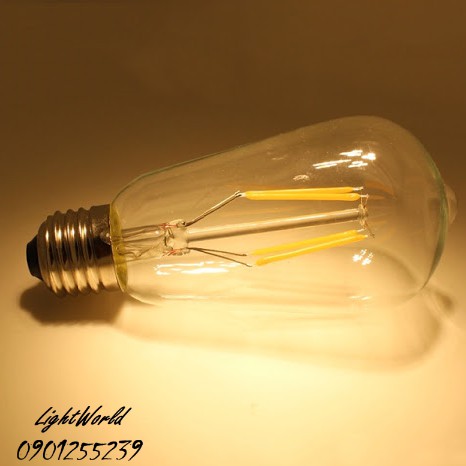 Bóng đèn LED Edison ST64  phong cách vintage