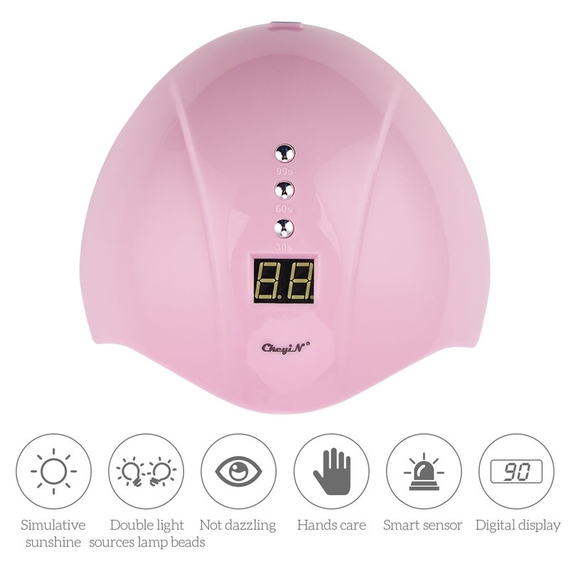 CkeyiN Máy hơ gel máy làm móng tay chân sấy khô sơn đèn 36W LED MJ065