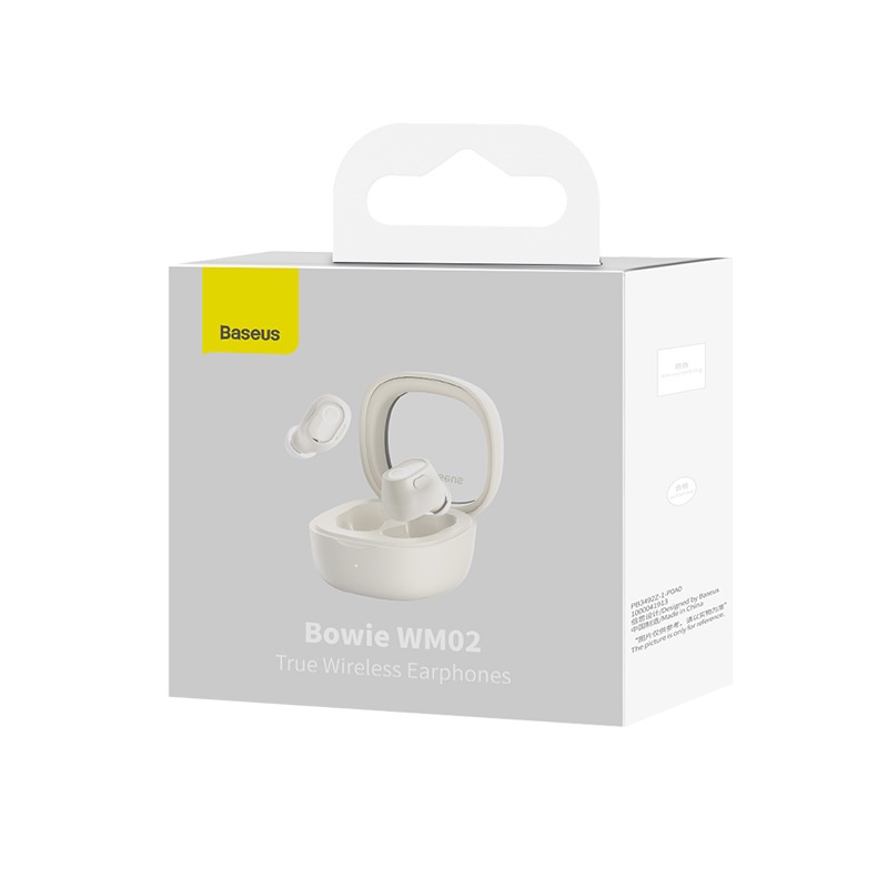 Tai Nghe Nhét Tai Không Dây Baseus WM02 Bluetooth 5.3 TWS Chống Ồn - Có Thể Tùy Chỉnh Tên Tai Nghe - Định Vị Tai Nghe