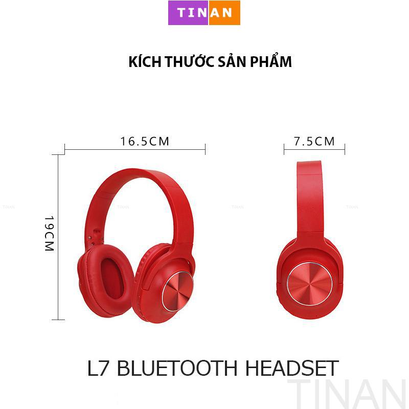 Tai Phone Không Dây Bluetooth Soyto L7, Gập Được, Hỗ Trợ Khe Cắm Thẻ Nhớ TF