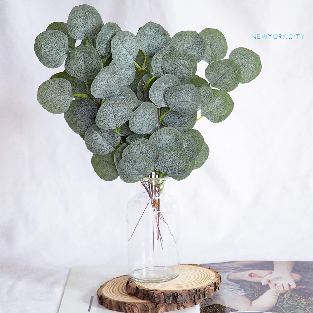 1 Bó Lá Khuynh Diệp Nhân Tạo Nhiều Màu Trang Trí Tiệc Cưới