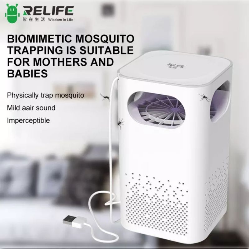 Đèn bắt muỗi - máy bắt muỗi hình trụ bằng cơ học, an toàn, tiết kiệm điện kết hợp đèn ngủ cho bé Kumi toys