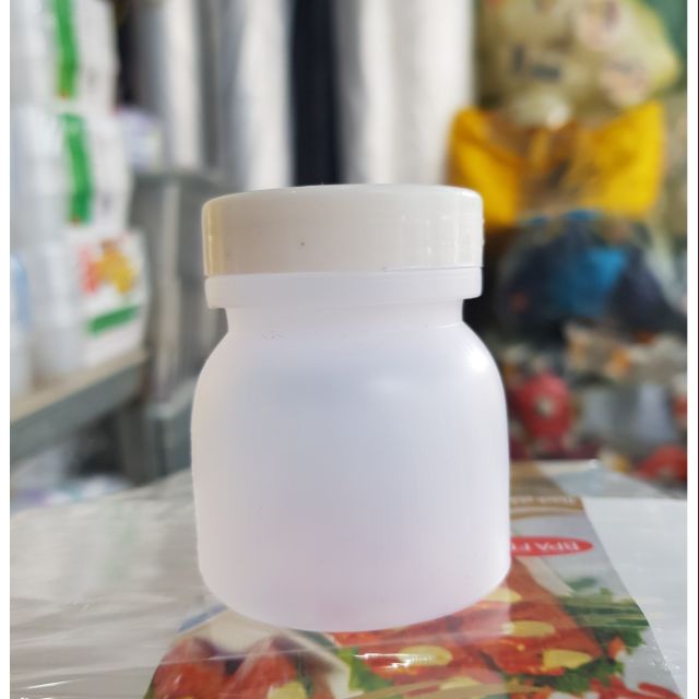 Hộp lọ nhựa nhỏ đựng màu bột có nắp đậy màu trong 30ml/50ml/90ml/100ml