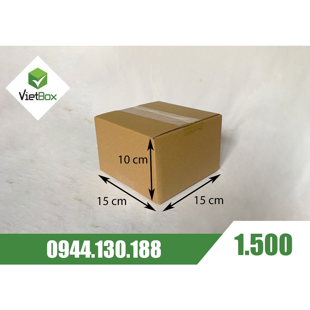 Combo 40 hộp carton 15x15x10