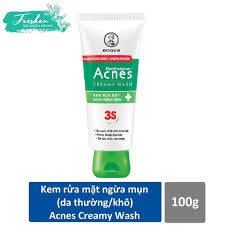 Kem Rửa Mặt Ngăn Ngừa Mụn Acnes Creamy Wash 3S 100g
