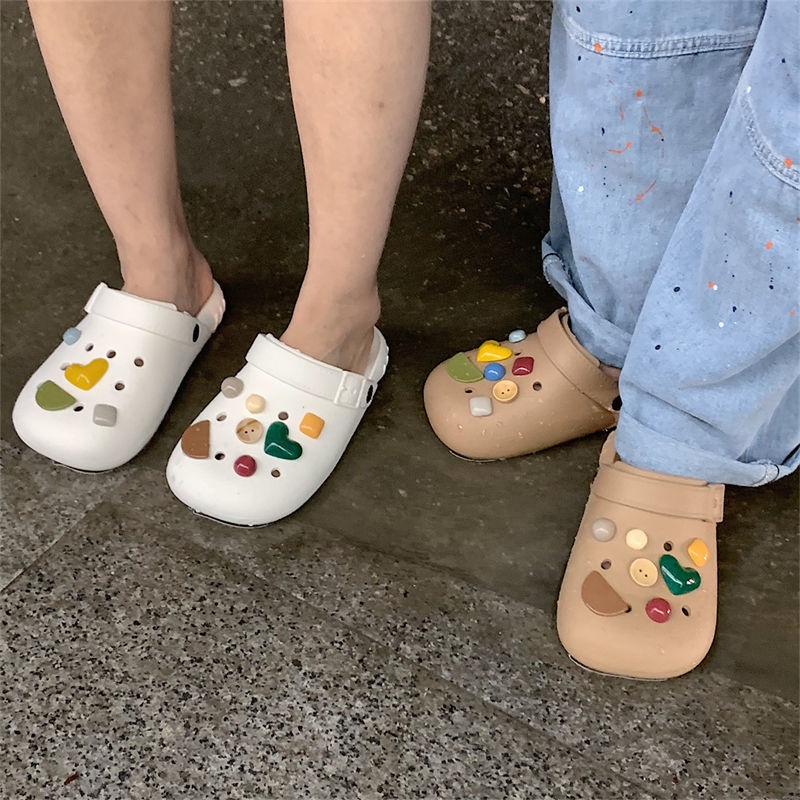 crocs Sticker shoes sticker for cross sandals☁️14 Cái Bất Đối Xứng☁️Phụ Kiện Khóa Giày diy Dễ Thương Cho Bé