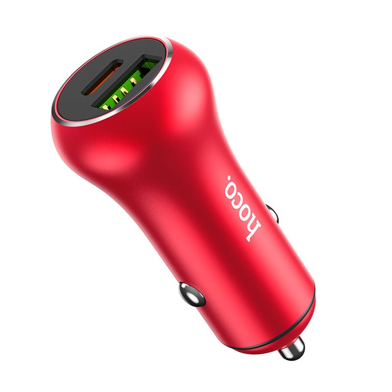 Bộ sạc ô tô Hoco Z38 Resolute” PD20W + QC3.0