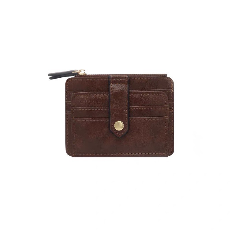 ví da mini đựng thẻ tiền vintage nam nữ đều dùng được | BigBuy360 - bigbuy360.vn