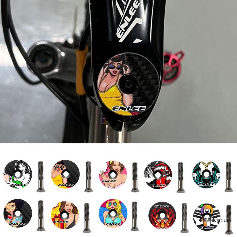 Vỏ Bọc Trang Trí Nút Phuộc Trước Và Nắp Ốc Vít Dành Cho Xe Đạp MTB