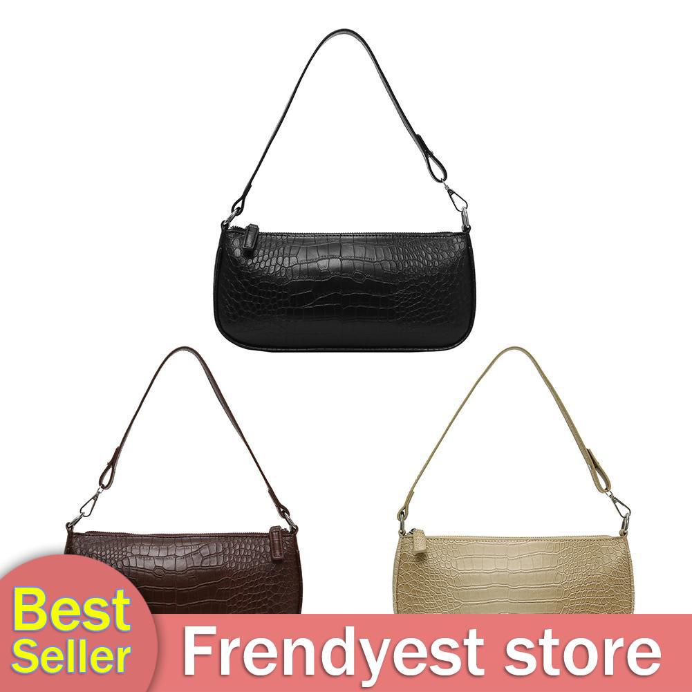 Túi xách giả da cá sấu phong cách retro cho nữ