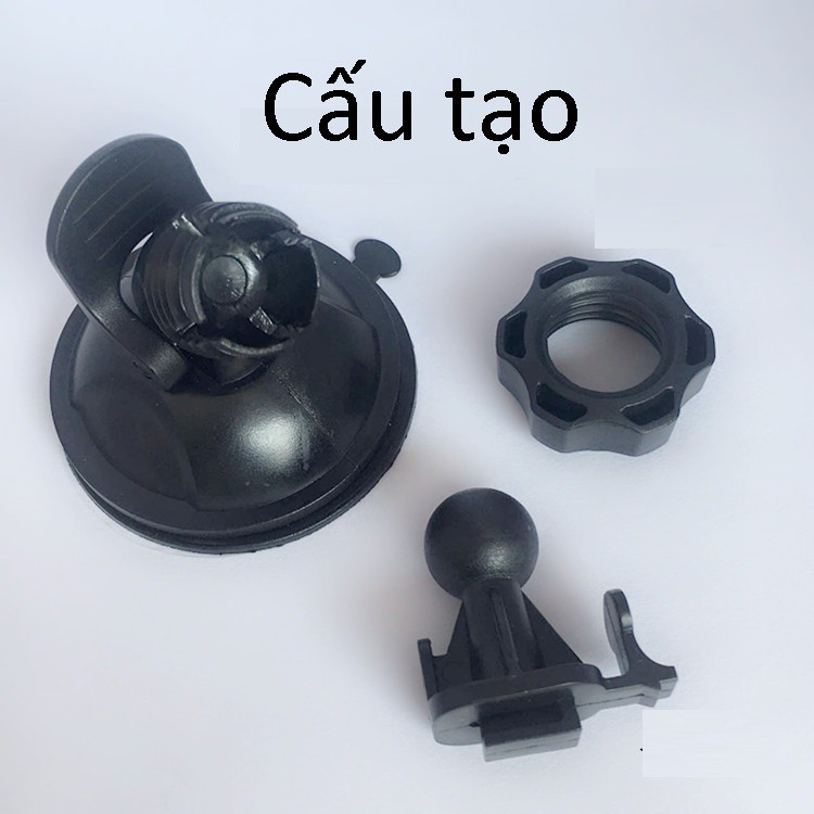 Chân đế cài camera hành trình xiaomi Yi Dashcam cả loại chân hít và chân dính