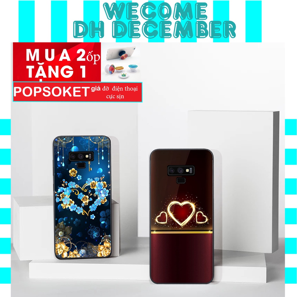 HOT SALE OFF ( 2 ỐP TẶNG 1 POP) Ốp lưng Samsung Galaxy NOTE 9 / NOTE 9 PLUS in hình hoa tinh tế , mới mẻ DH DECEMBER