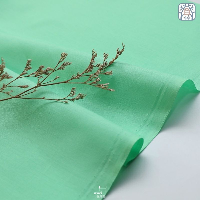 Vải cotton trơn 100% tự nhiên🍒Cottonvill🍒khổ vải 110cm , đủ bảng 34 màu